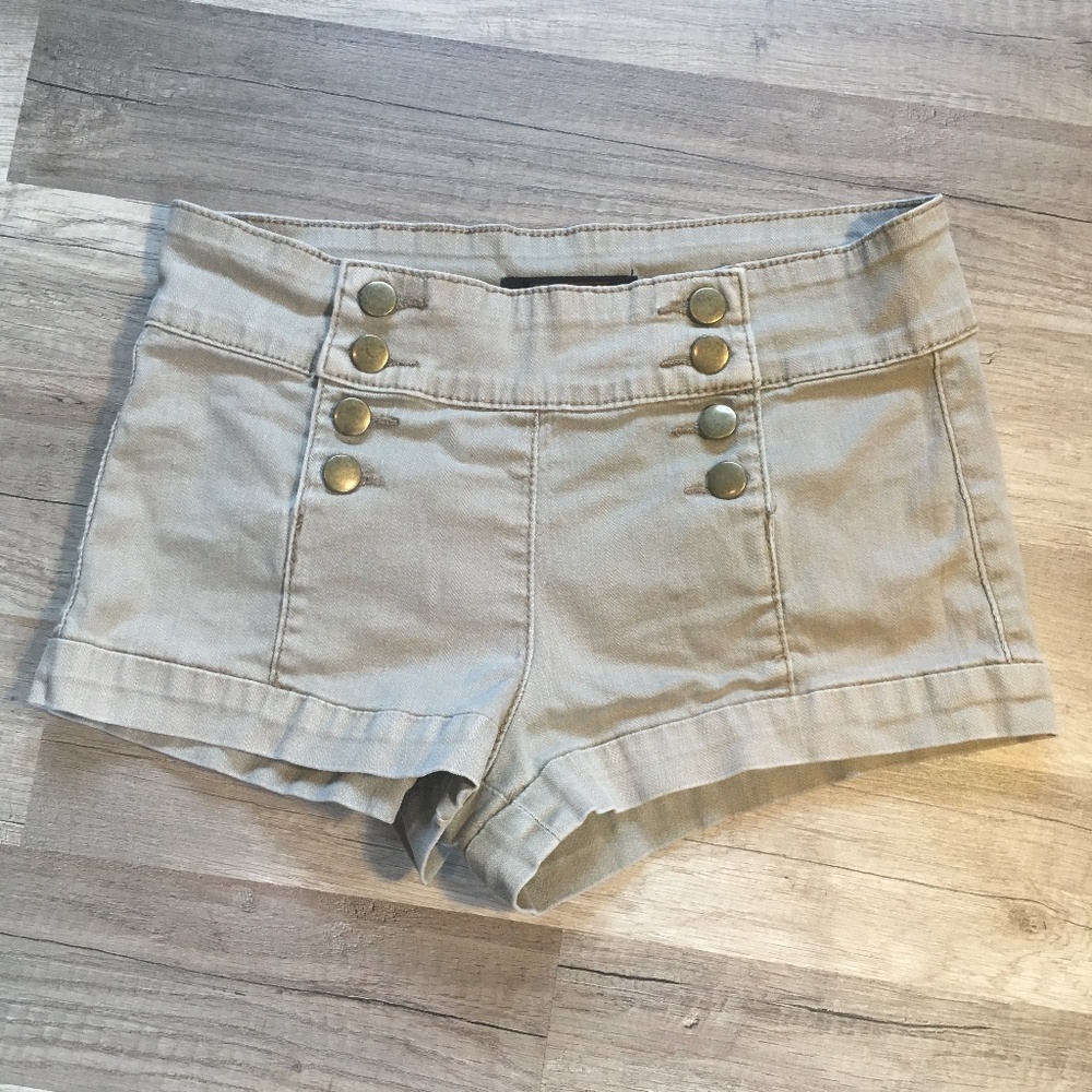 Forever 21 denim khaki / tan colored shorts